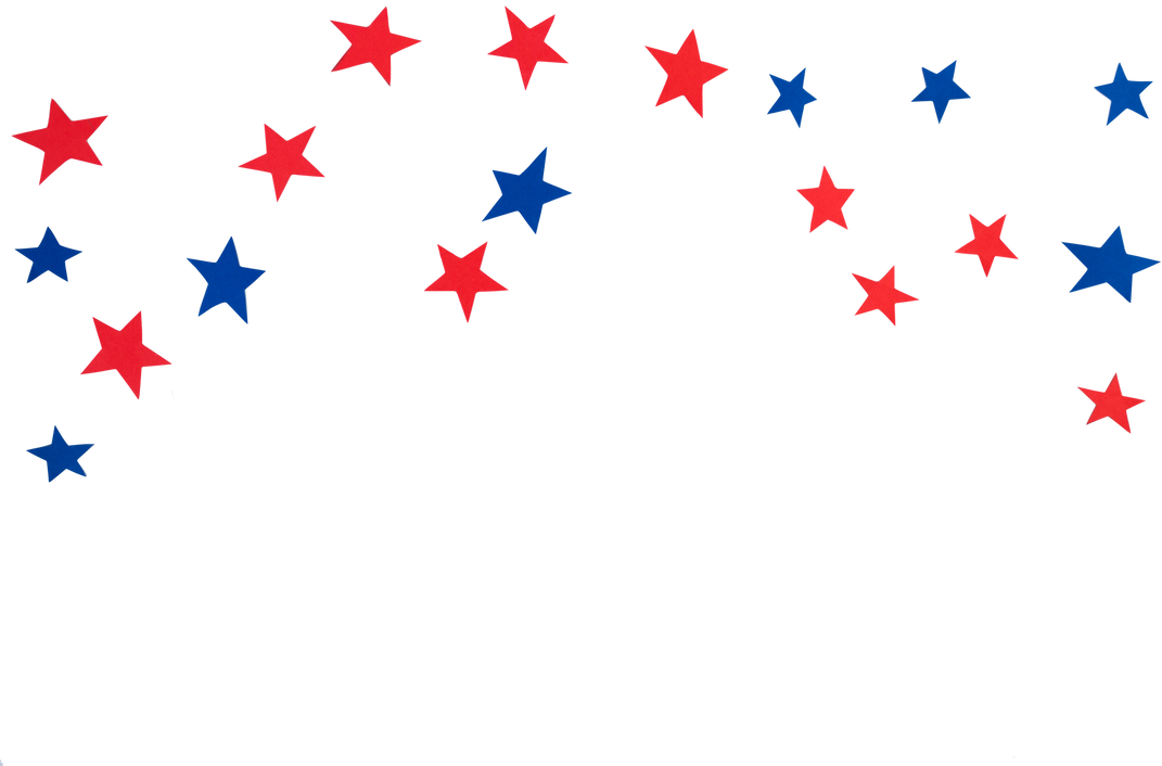 USA Fourth of July Stars Vector Illustration