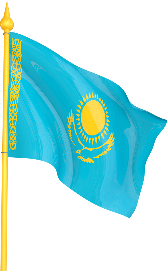 kazakhstan Flag